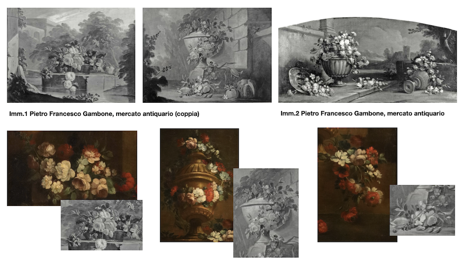 Composizione di fiori con vaso di gusto classico